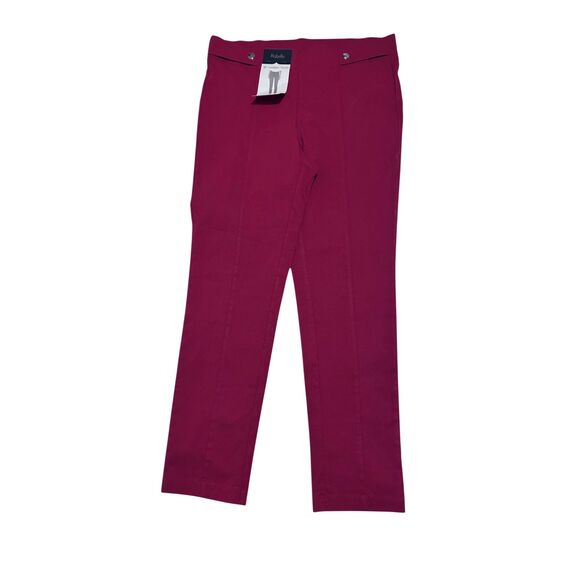 Rafaella Comfort Slim Ankle Chilipepper Red Slip On Pants Size 12 NWT - Picture 2 of 12